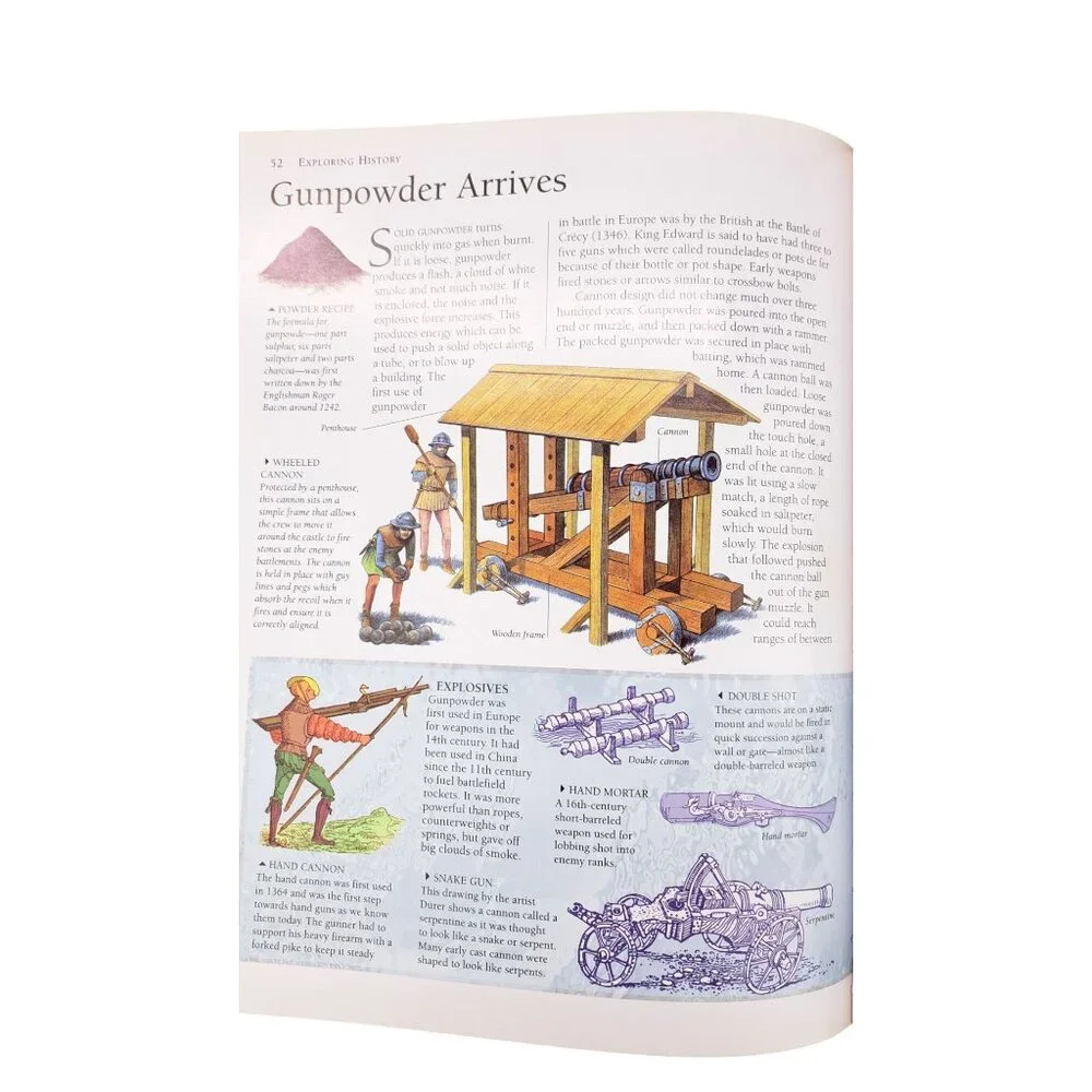 Vintage Exploring History Ancient Weapons Hardcover Book By Will Fowler Hardback - Picture 5 of 13